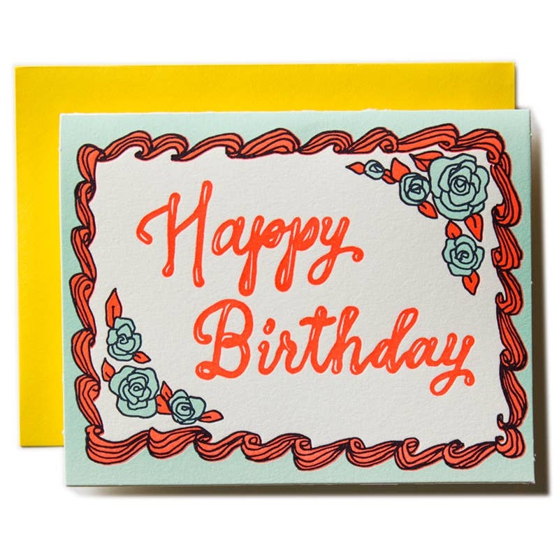 Happy Birthday Cake Birthday Card