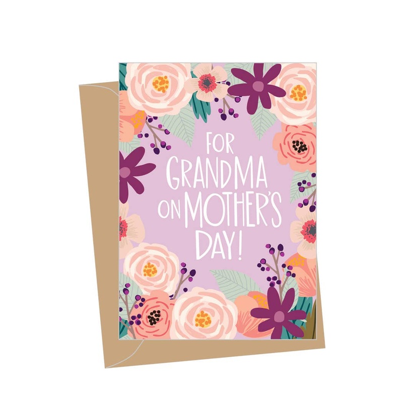 Mini Mother’s Day Grandma Floral Enclosure Cards