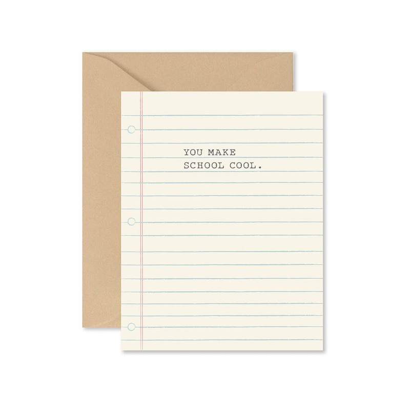 You Make School Cool Greeting Card