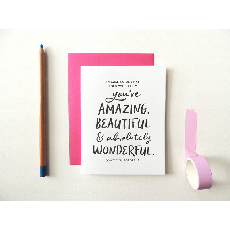 You’re Amazing Card