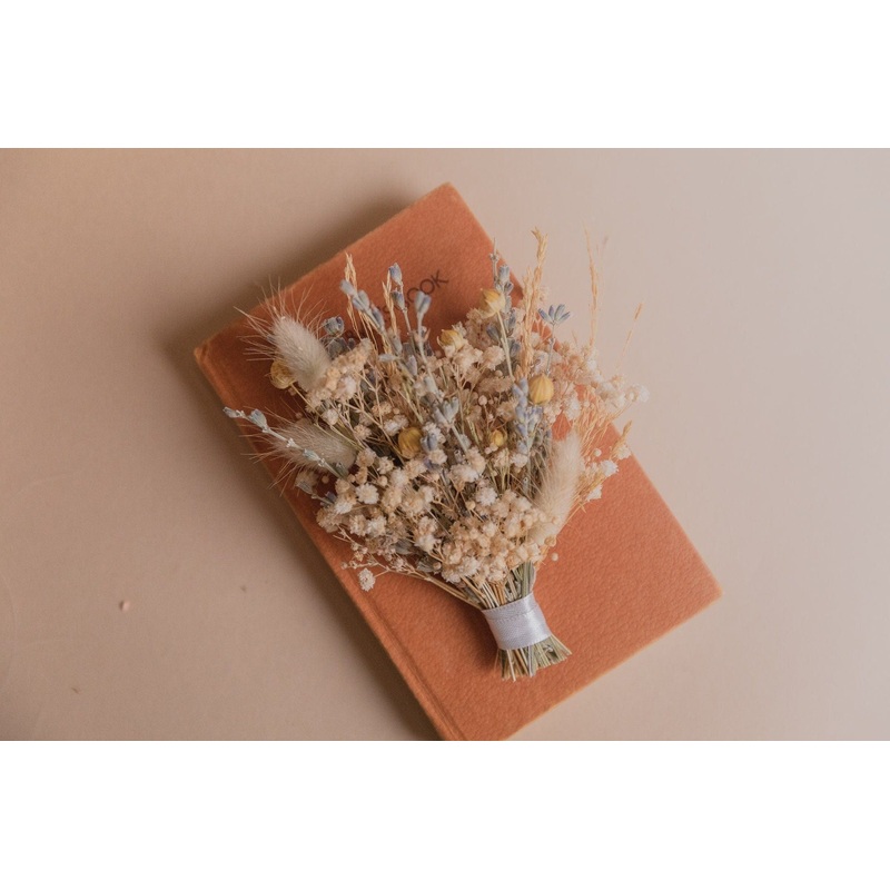 Lavender, Gypsophila & Lagurus Boutonnieres / Lapel Pin For Men / Groom Pin / Boho Boutonniere / Groom Boutonniere