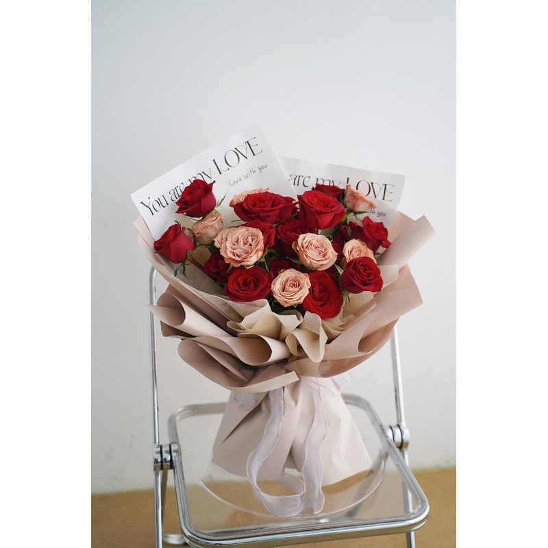 Bicolor Floral Symphony