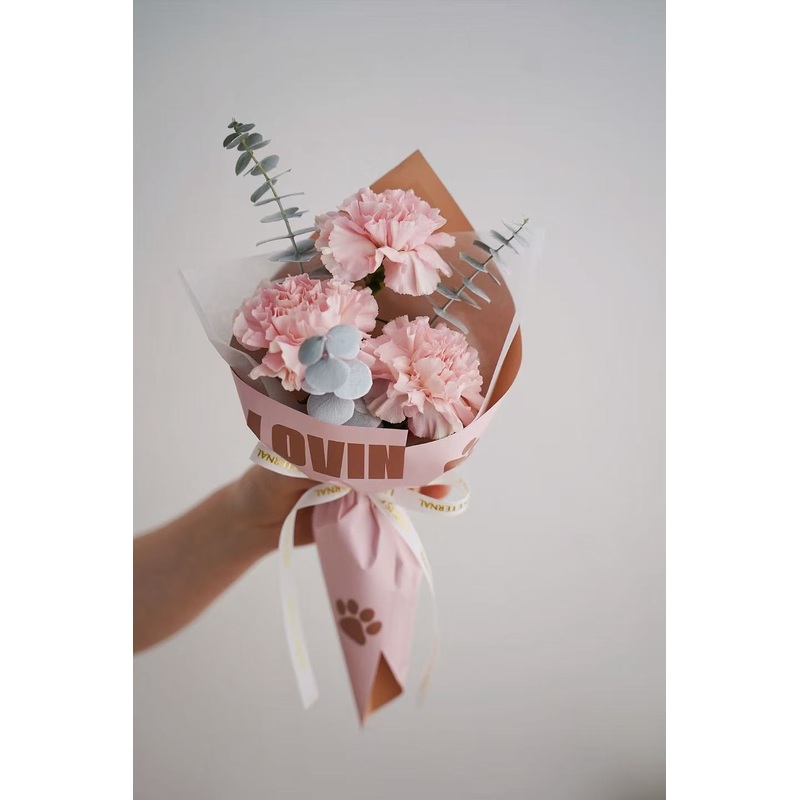 Classical 3 Pink Carnations