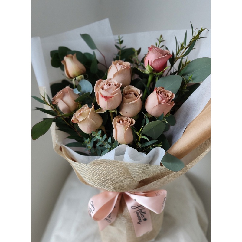 Charlotte – Cappucino roses Bouquet