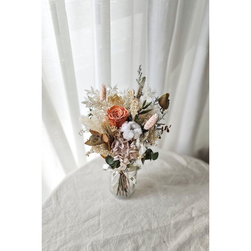 Dolly Jar – Agate Dried & Preserved Flower