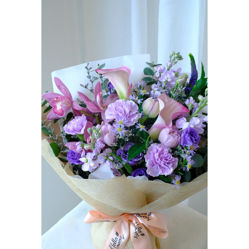 Lavender Haze – Purple and Lilac Bouquet