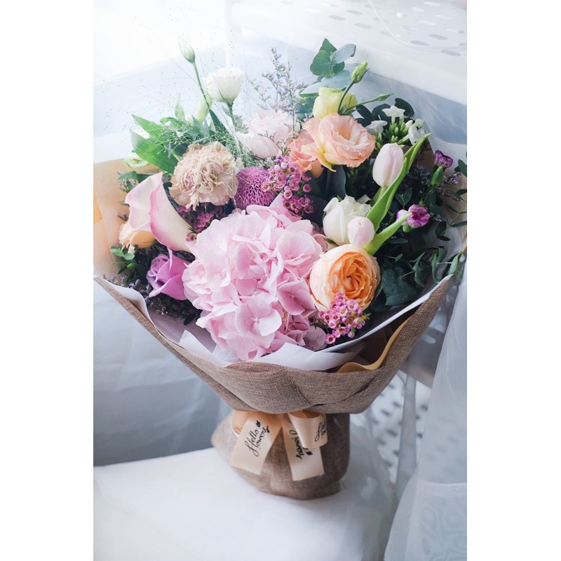Unicorn Bouquet – Pastels-Regular & Large (with hydrangea)