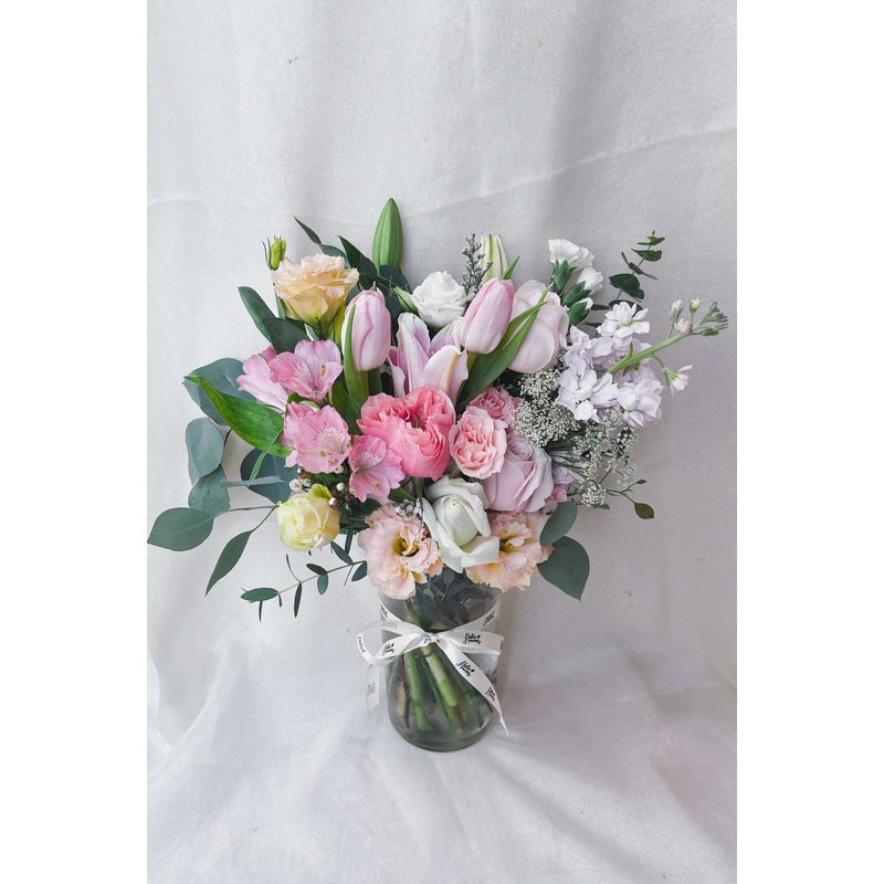 Unicorn In A Vase – Pastels-With Lilies & With Hydrangea