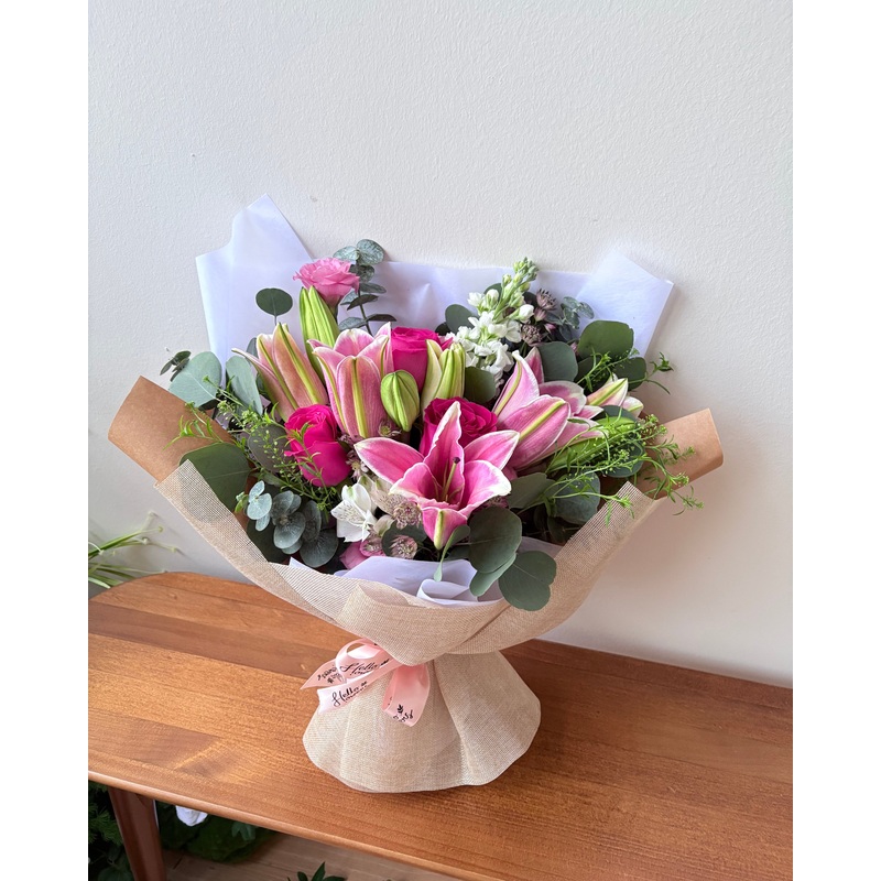 Lily Love – Pink Lilies Bouquet
