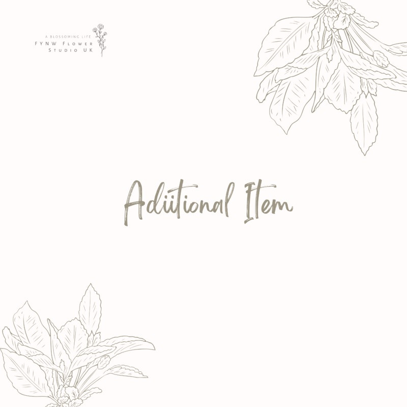 Additional Item for Existing Order