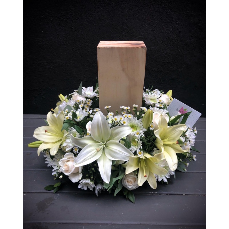 Wrapped Around Our Heart – Urn Arrangement