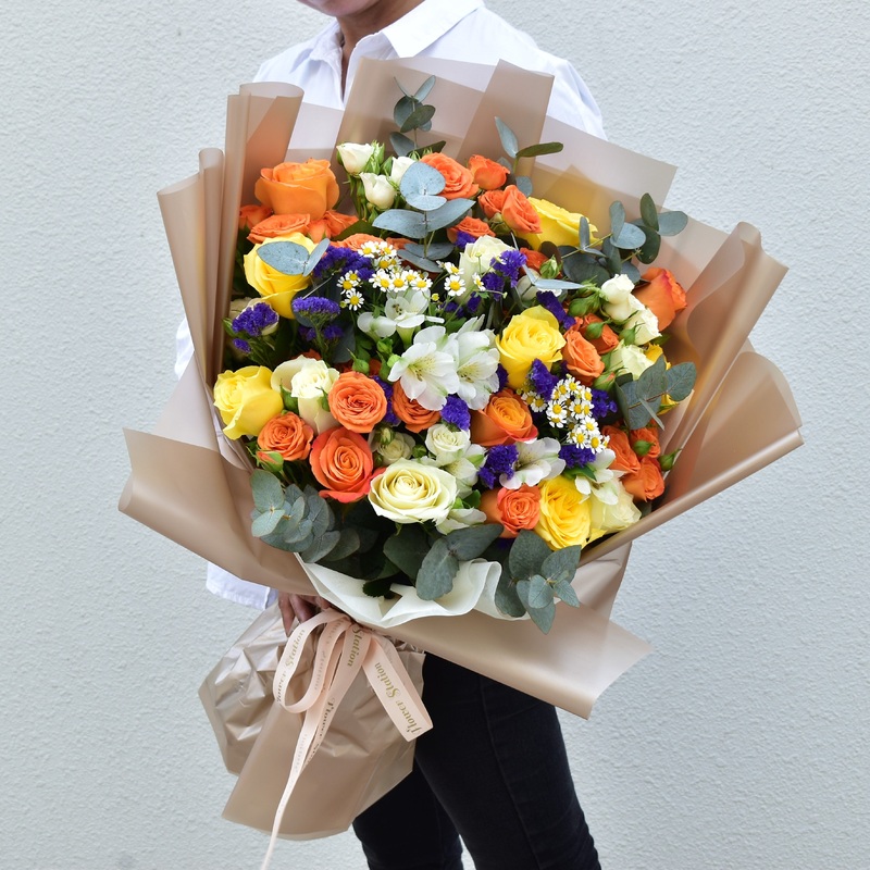 Delightful – Mixed Bouquet-Standard & Medium & Large & Super-Large