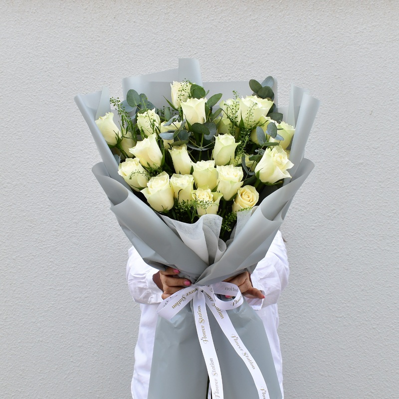 White Forest – Mono Bouquet-Standard & Medium & Large & X-Large & Super-Large