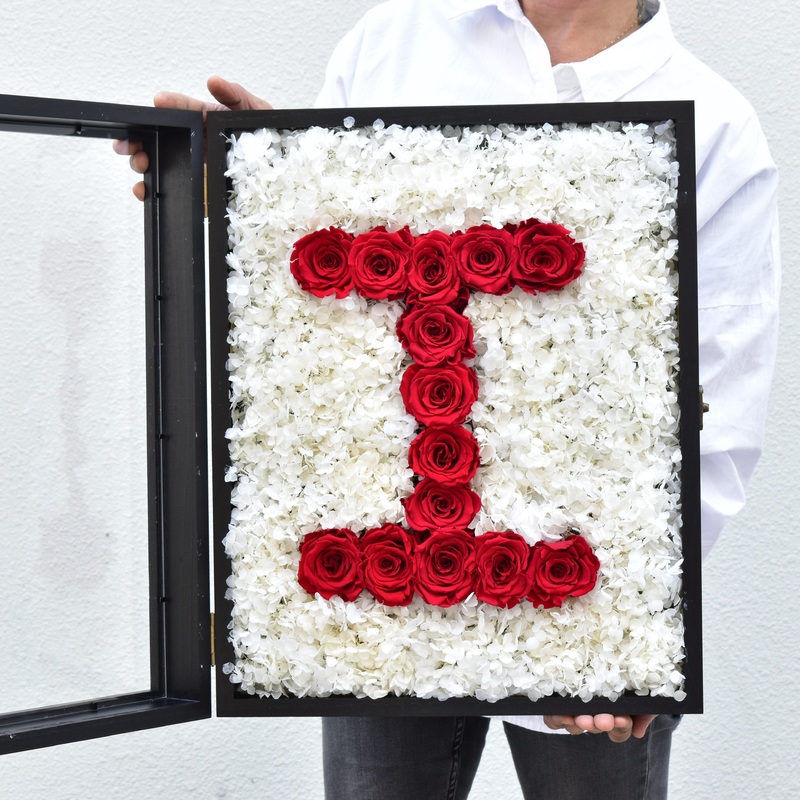Letter in Frame – Forever Flowers