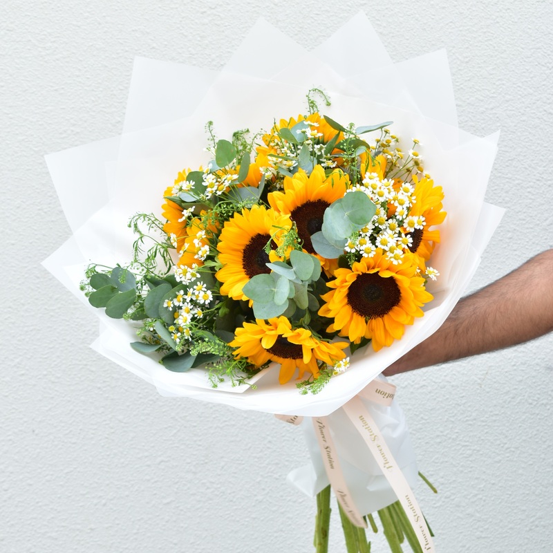 Sunshine – Sunflower Bouquet-Standard & Large & Small