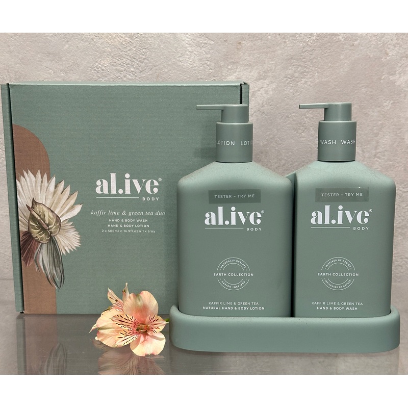 Alive Body Duos-Kaffir Lime & Green Tea & Mango & Lychee & Sea Cotton & Coconut & Apricot & Sweet Fig & Coconut & Wild Orange