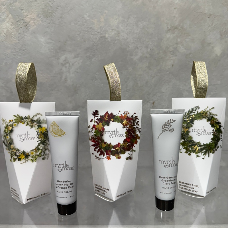 Myrtle and Moss Mini Hand Creams