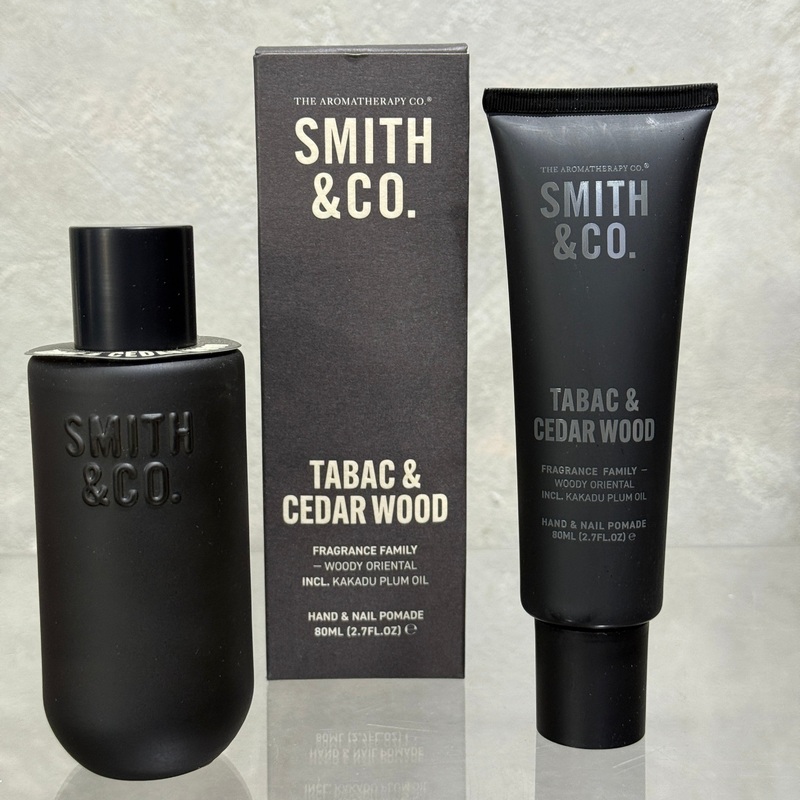 Smith & Co. Tabac and Cedar Wood Room Spray and Hand & Nail Pomade