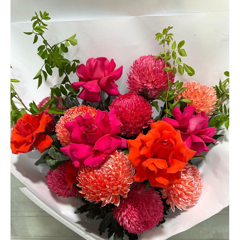 Thanks a Bunch – Mum & Rose Bouquet