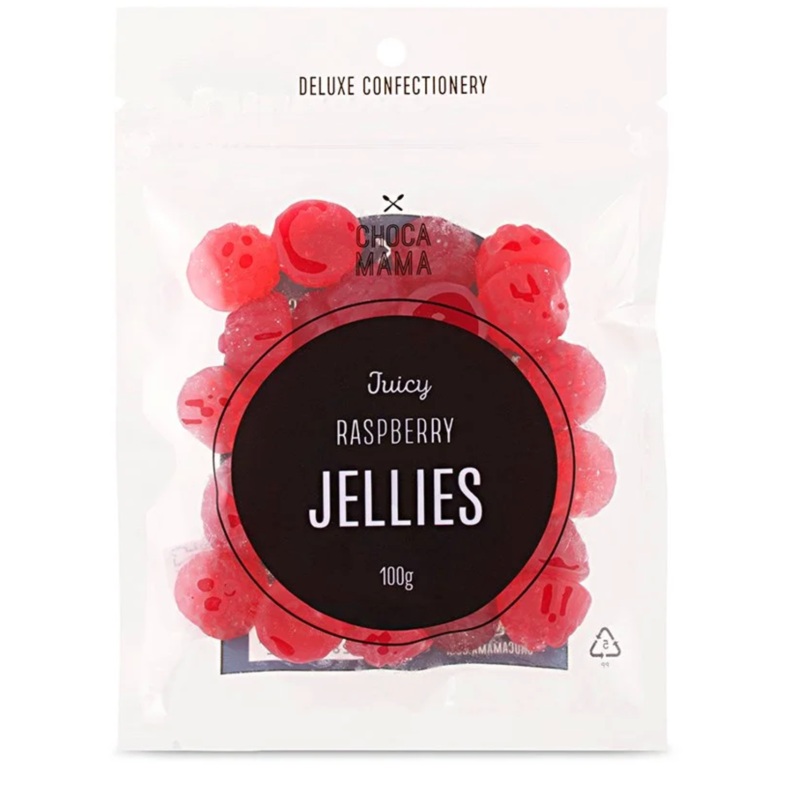 Choco Mama Raspberry Jellies 100g