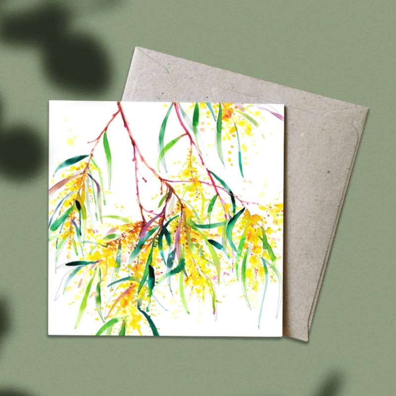 Natalie Martin Wattle Card