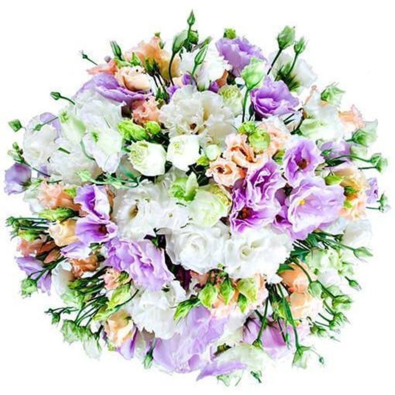 Amazing Rainbow Lisianthus Bouquet