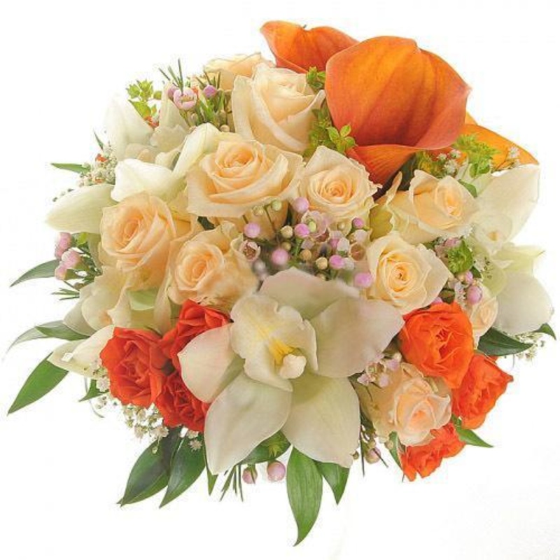Apricot Bouquet-Small (20 stems) & Regular (30 stems) & Large (40 stems) & Extra Large (50 stems) & Luxury (65 stems) & Glamour (80 stems) & Exclusive Glamour (90 stems) & Premium (100 stems)