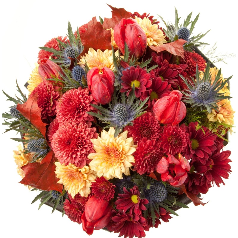 Autumn Flower Bouquet-Small (20 stems) & Medium (25 stems) & Large (30 stems) & Extra Large (40 stems) & Luxury (55 stems) & Glamour (70 stems) & Exclusive Glamour  (80 stems) & Premium (100 stems) & Premium Extra (120 stems)