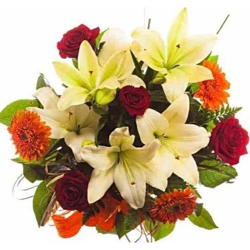 Be Happy Flower Bouquet-Small (10 stems) & Regular (15 stems) & Medium (20 stems) & Large (25 stems) & Extra Large (30 stems) & Luxury (40 stems) & Glamour (50 stems) & Exclusive Glamour (65 stems) & Premium (80 stems) & Premium Extra (100 stems)