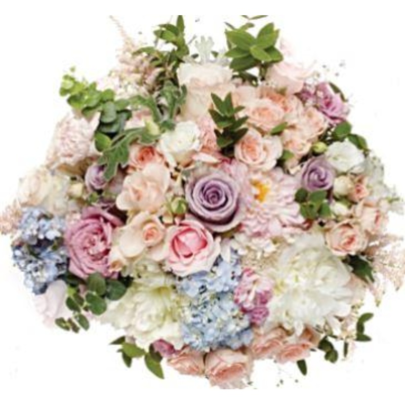 Belle Rose Vintage Flower Bouquet