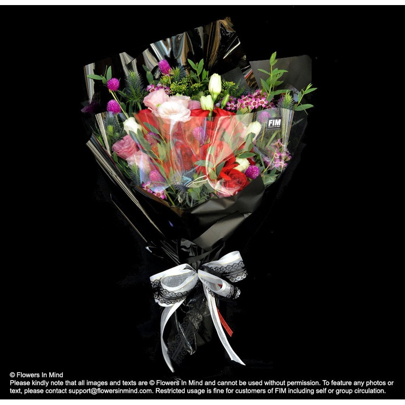 Bouquet of Hunter Mix and Roses (HB420)