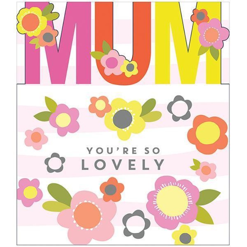 Flower Pop Mum Cut Out Mother’s Day Card