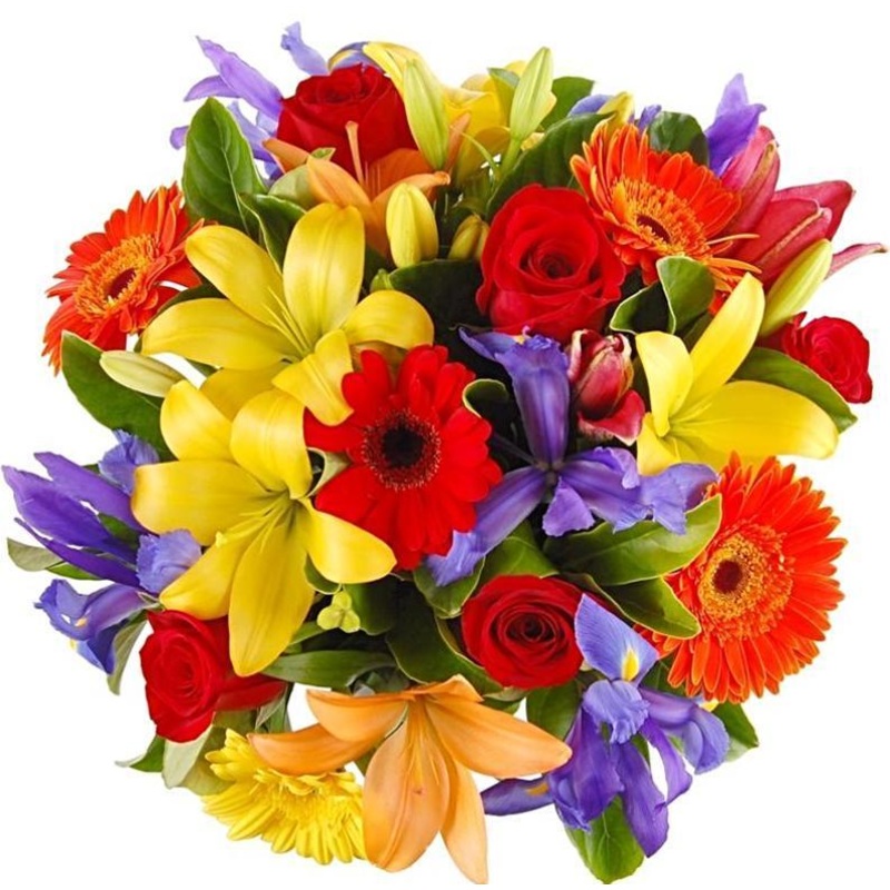 Flowers Wave Bouquet-Extra Small (20 stems) & Small (25 stems) & Regular (30 stems) & Large (40 stems) & Extra Large (50 stems) & Luxury (60 stems) & Glamour (75 stems) & Exclusive Glamour (90 stems) & Premium (100 stems) & Premium Extra (120 stems)