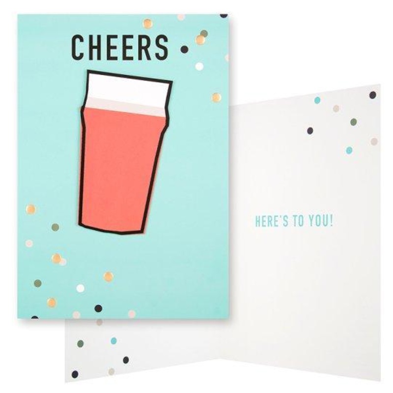 Card Cheers Here’s To You!