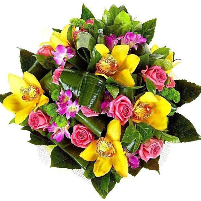 Cheerful Bouquet-Small (15 stems) & Regular (20 stems) & Large (25 stems) & Extra Large (30 stems) & Luxury (35 stems) & Glamour (40 stems) & Exclusive Glamour (50 stems) & Premium (60 stems) & Premium Extra (80 stems) & Posh (100 stems)