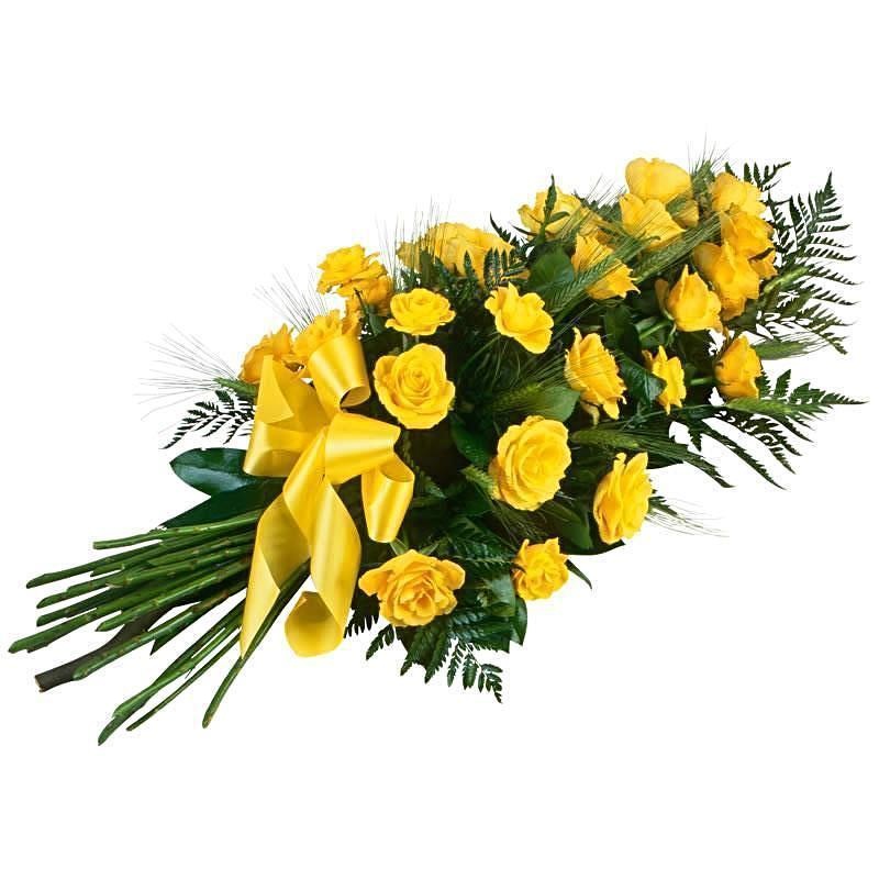 Classic Yellow Roses Sheaf-Small (10 Steams) & Regular (20 Steams) & Large (30 Steams) & Extra Large (40 Steams) & Luxury (50 Steams)