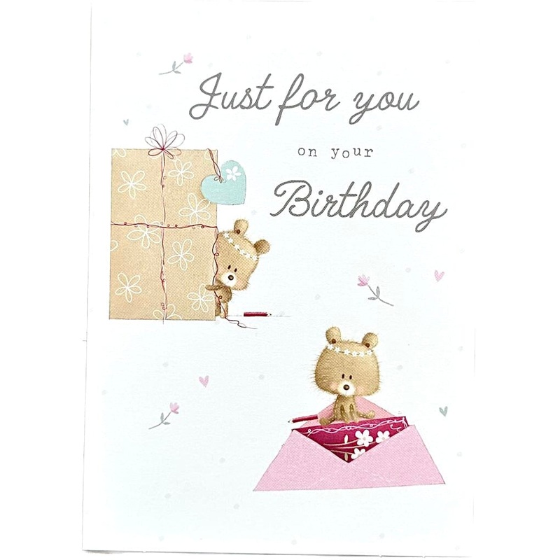 Happy Birthday Greetings Card – Just for you