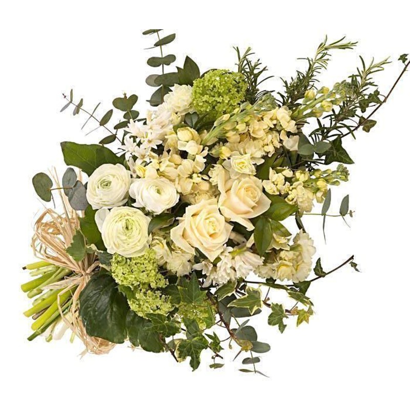 Luxury White Sheaf-Small (20 Stems) & Regular (35 Stems) & Large (50 Stems)