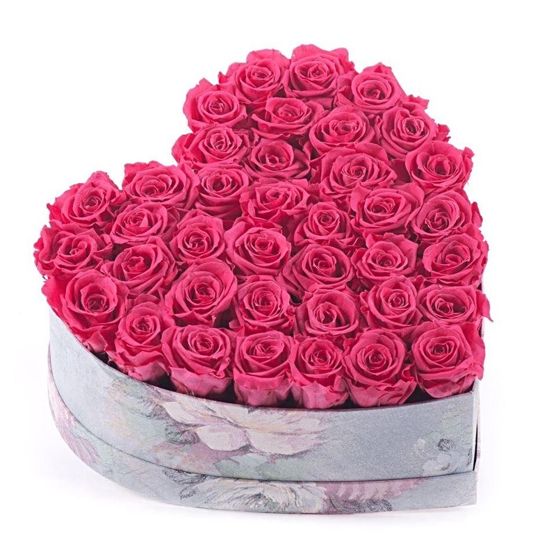 Cerise Roses Box-Extra Small (10 stems) & Small (20 stems) & Regular (30 stems) & Medium (40 stems) & Large (50 stems) & Extra Large (70 stems) & Luxury (100 stems) & Glamour (120 stems) & Exclusive Glamour (140 stems) & Premium (160 stems) & Premium Extr