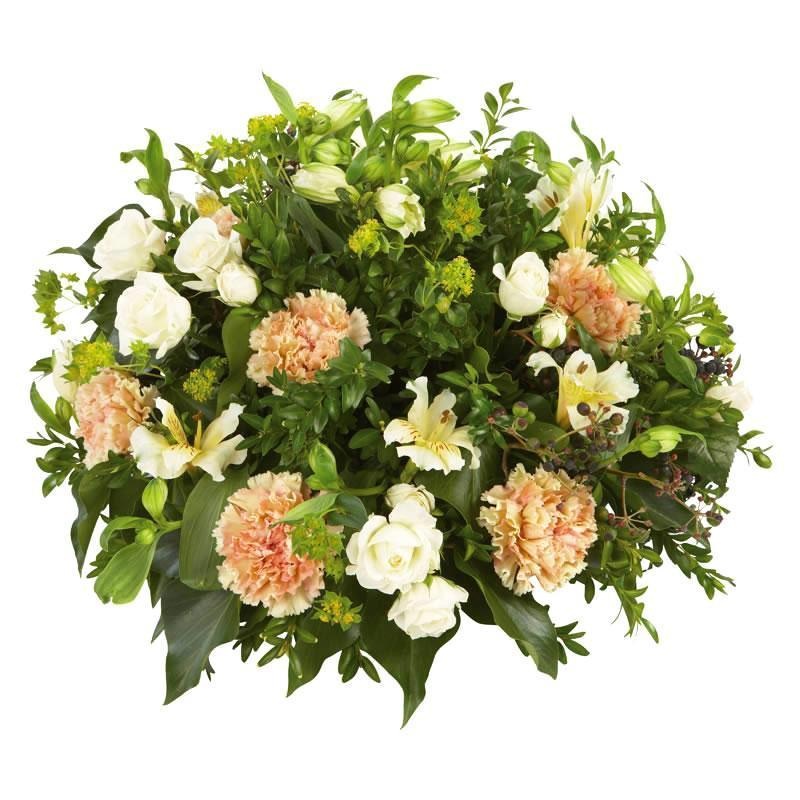 Orange Carnations Posy-Small (25cm / 9″) & Regular (30cm / 12″) & Large (43cm / 17″) & Extra Large (54cm / 21″)