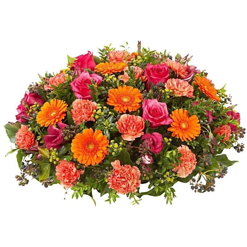 Orange Tones Posy-Small (25cm / 9″) & Regular (30cm / 12″) & Large (43cm / 17″) & Extra Large (54cm / 21″)