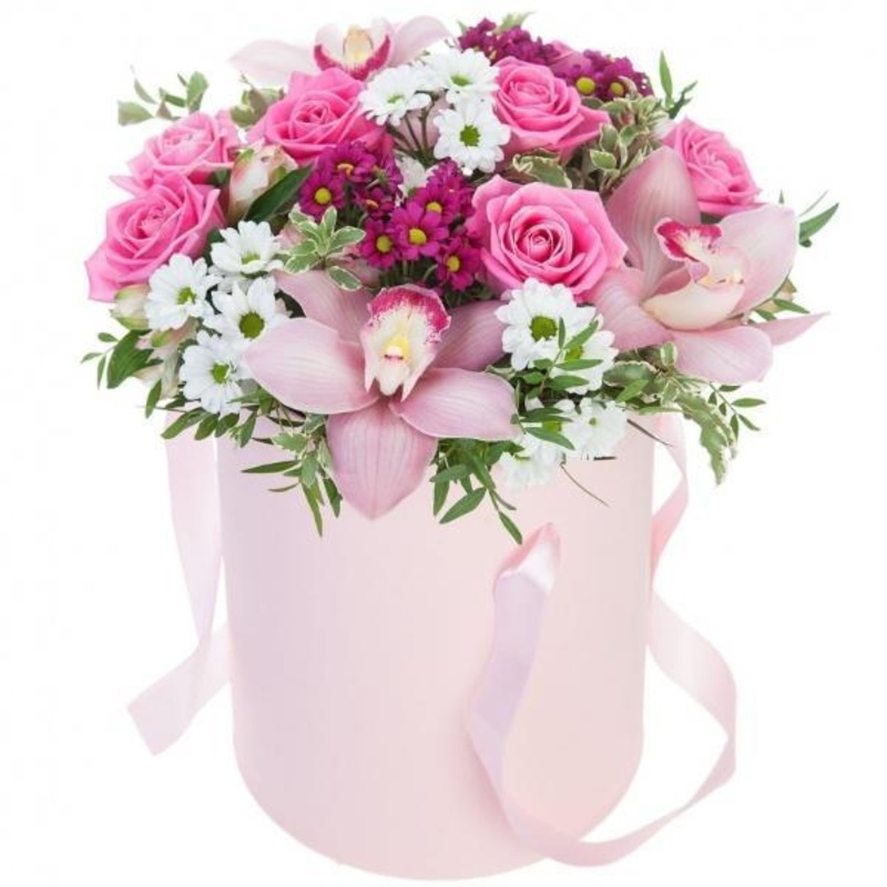 Pink Embrace Box-Regular (20 stems) & Medium (25 stems) & Large (30 stems) & Extra Large (40 stems) & Luxury (50 stems) & Glamour (60 stems) & Exclusive Glamour (70 stems) & Premium (80 stems) & Posh (90 stems) & Deluxe (100 stems)-Hat Box & Square Box &