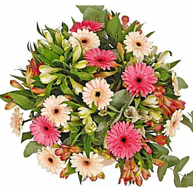 Pink Tones Flowers Wave Bouquet