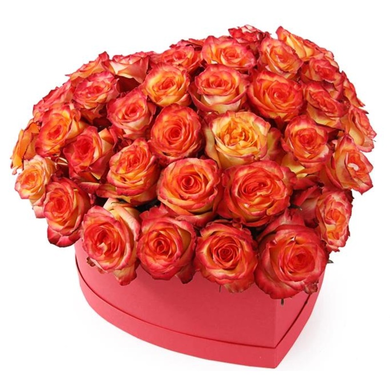Cherry Brandy Roses Heart Box-Extra Small (10 stems) & Small (20 stems) & Medium (30 stems) & Regular (40 stems) & Large (50 stems) & Extra Large (80 stems) & Luxury (100 stems) & Glamour (120 stems) & Exclusive Glamour (140 stems) & Premium (160 stems) &