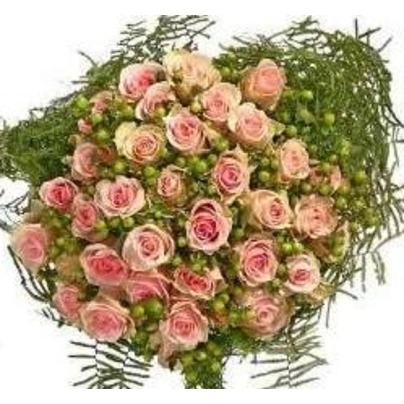 Pink Rosiness Bouquet-Small (20 stems) & Regular (30 stems) & Large (40 stems) & Extra Large (50 stems) & Luxury (70 stems) & Glamour (80 stems) & Exclusive Glamour (100 stems) & Premium (120 stems)