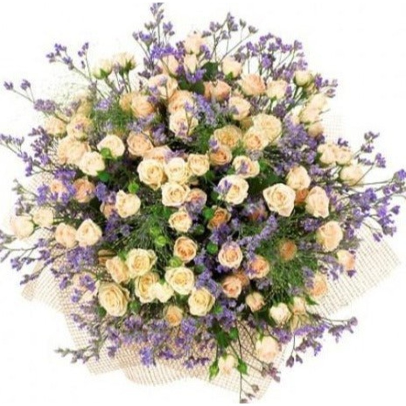 Sea Breeze Bouquet-Small (15 stems) & Medium (20 stems) & Regular (25 stems) & Large (30 stems) & Extra Large (35 stems) & Luxury (40 stems) & Glamour (50 stems) & Exclusive Glamour (65 stems) & Premium (80 stems) & Premium Extra (100 stems) & Deluxe (120