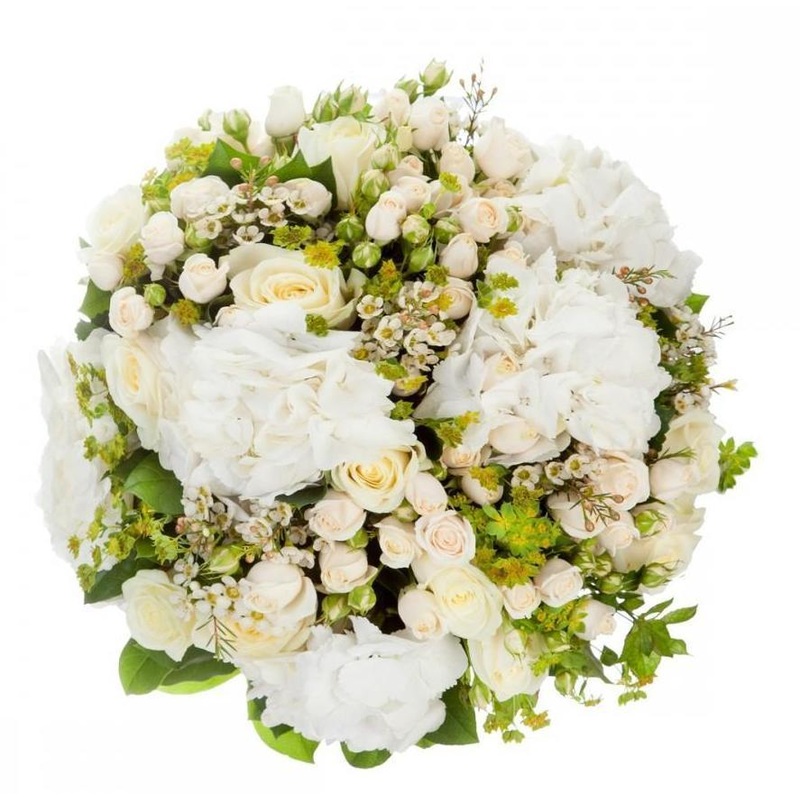 Snowing Gorgeous Bouquet-Small (15 stems) & Regular (20 stems) & Large (25 stems) & Extra Large (35 stems) & Luxury (45 stems) & Glamour (60 stems) & Exclusive Glamour (75 stems) & Premium (90 stems)