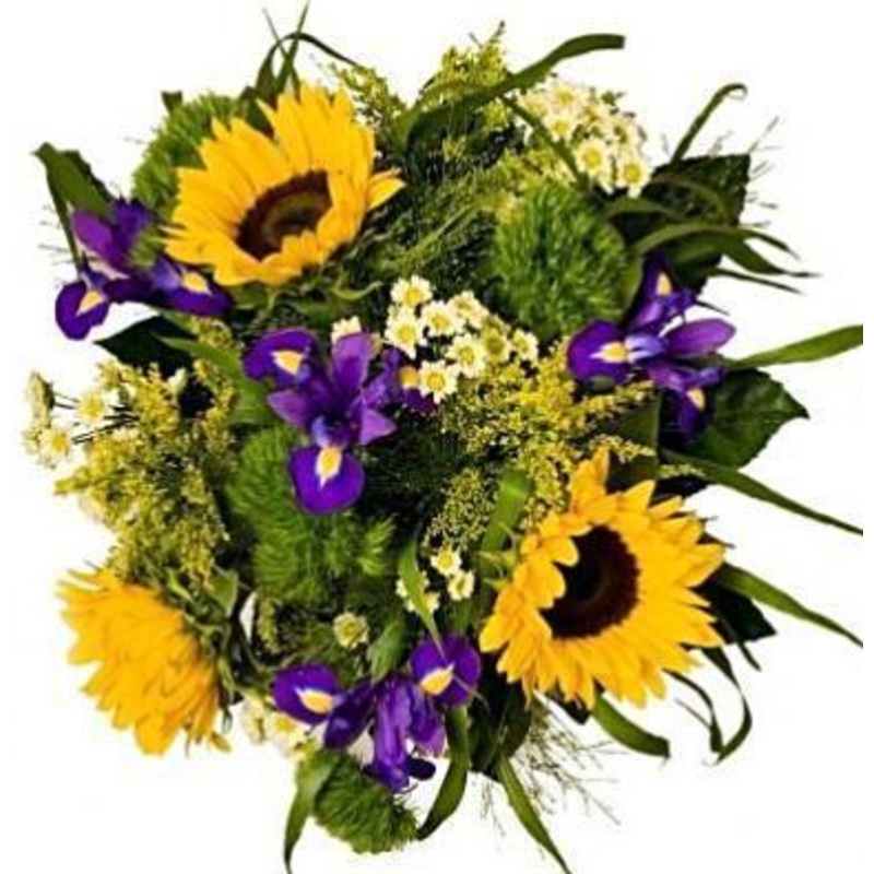 Sunny Bird Bouquet-Small (15 stems) & Regular (20 stems) & Medium (25 stems) & Large (30 stems) & Extra Large (40 stems) & Luxury (50 stems) & Glamour (60 stems) & Exclusive Glamour (70 stems) & Premium (80 stems)