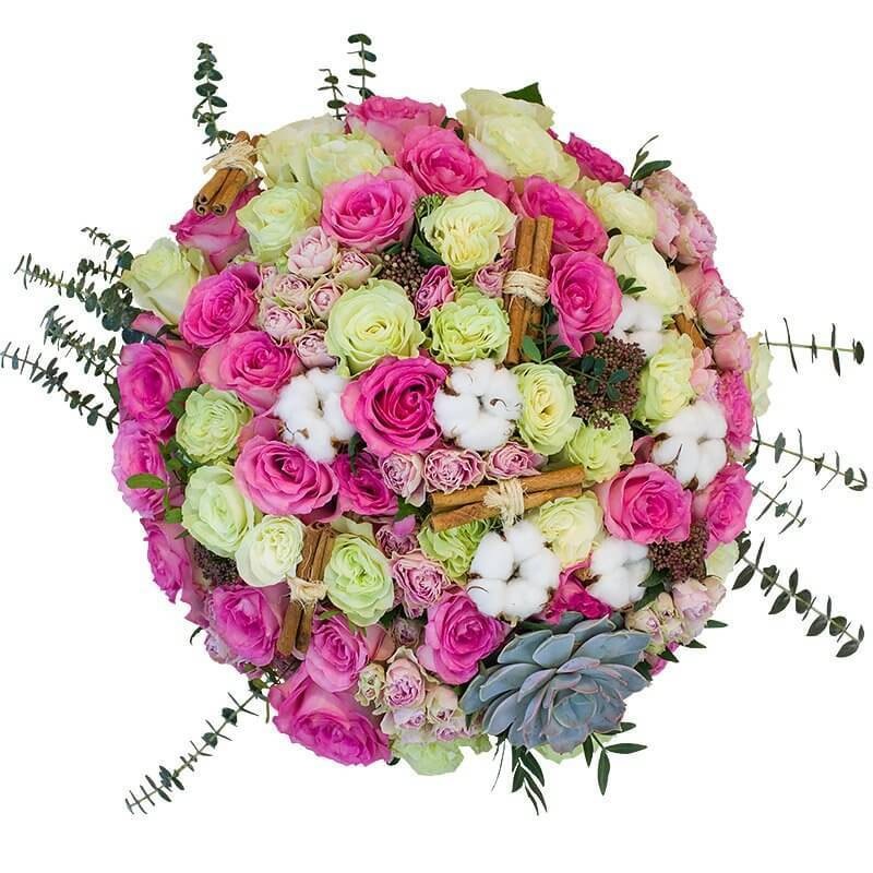 Winter Morning Bouquet-Extra Small (20 stems) & Small (30 stems) & Regular (40 stems) & Luxury (55 stems) & Glamour (70 stems) & Exclusive Glamour (85 stems) & Premium (100 stems)