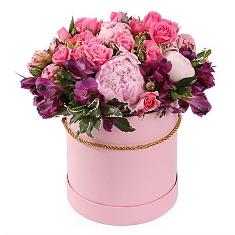 Pink and Purple Box-Small (15 stems) & Regular (20 stems) & Medium (25 stems) & Large (30 stems) & Extra Large (35 stems) & Luxury (45 Stems) & Glamour (55 stems) & Exclusive Glamour (65 stems) & Premium (80 stems) & Premium Extra (100 stems) & Posh (120